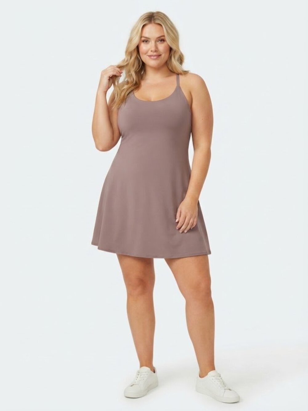 Outdoor Voices Exercise Sporty Classic A-line Dress Plum Purple Size XXXL NWT